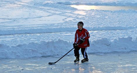 Outdoor ice skating is deeply ingrained in Canadian culture.