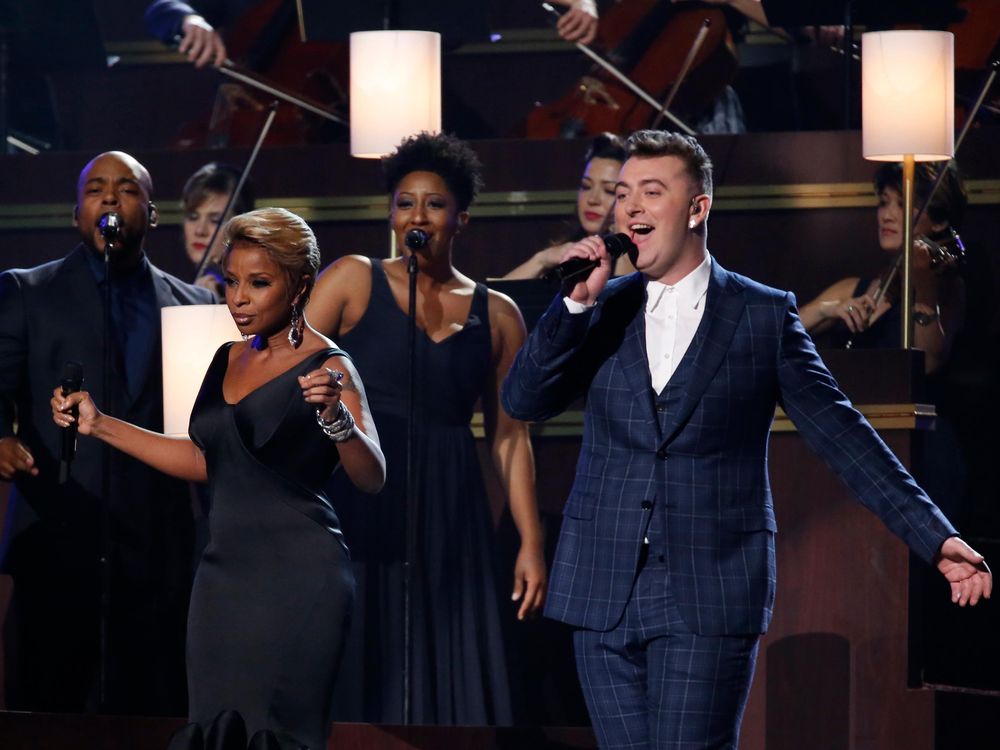 Sam Smith and Mary J Blige