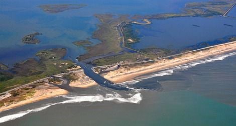 Irene created a new channel across a North Carolina barrier island