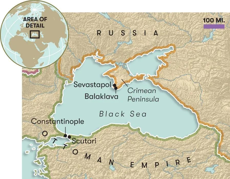 Crimea locator map