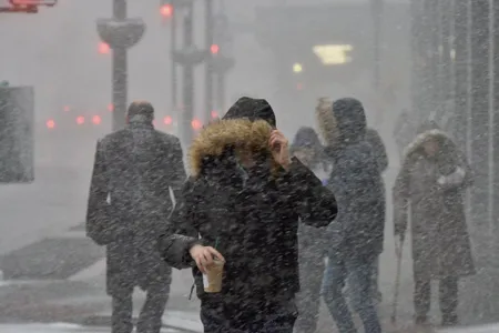"A New Yorker in the snow this afternoon carrying what seems like ... iced coffee? #OnlyInNYC #BundleUpNY," @nycgov tweeted on January 30. 
