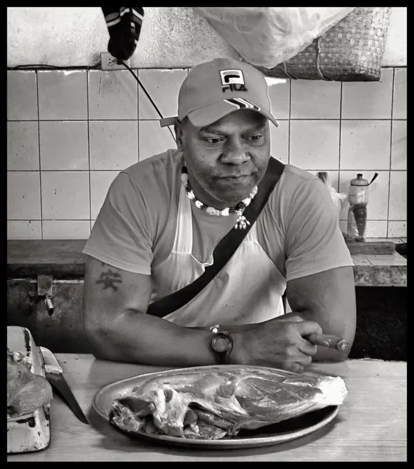 Havana Butcher at a Food Market thumbnail