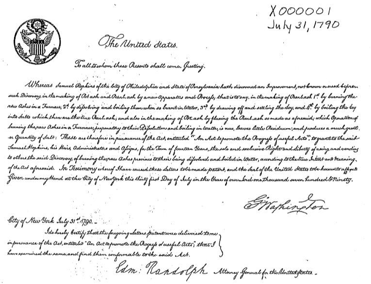 What the First Three Patents Say About Early America