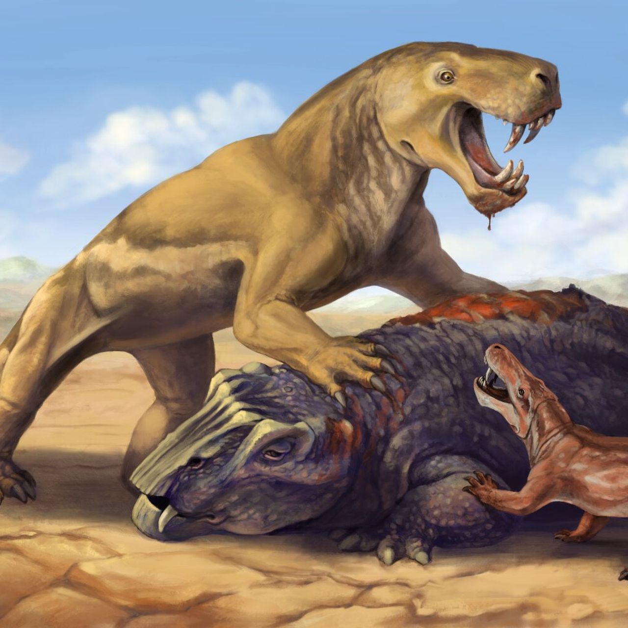 During the 'Great Dying,' This Saber-Toothed Predator Reigned, image size:1280x1280