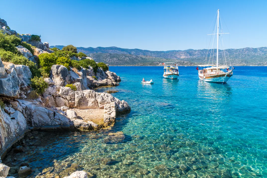 Gulets along the Turquoise Coast