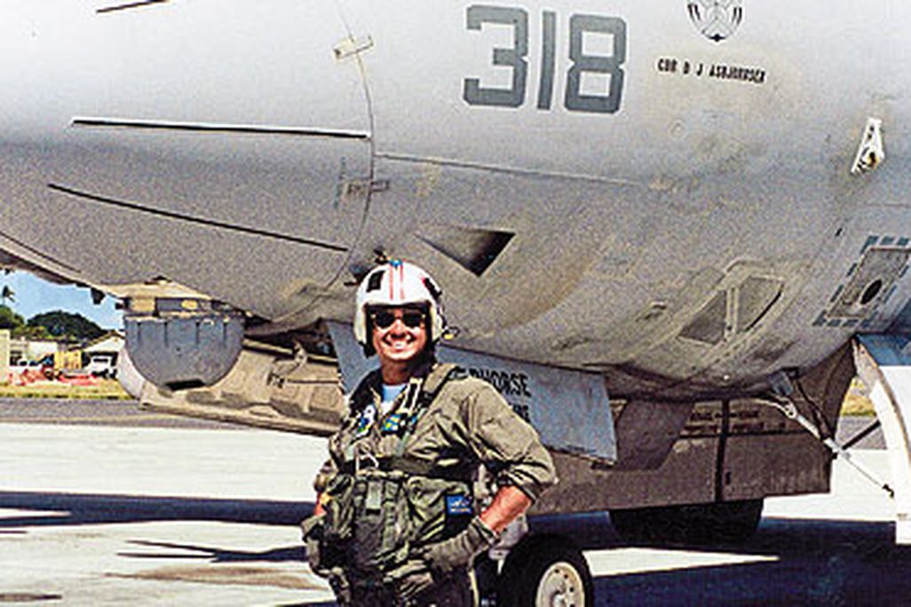 The author with his anti-sub Lockheed Orion