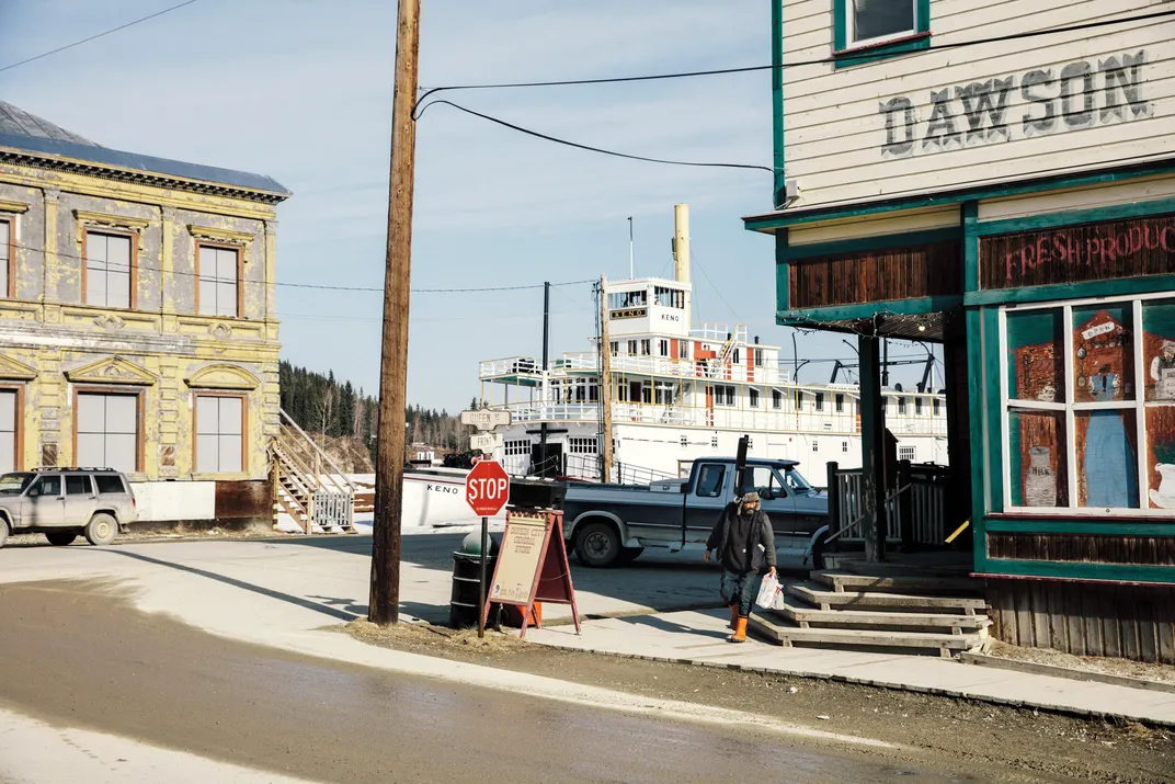 Dawson City Street Scene