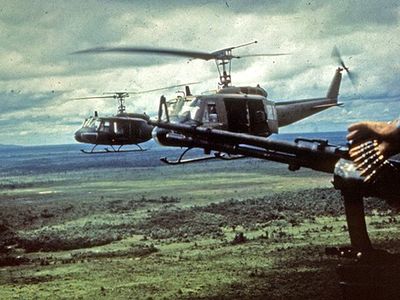 Bell UH-1 Iroquois (Huey) helicopters