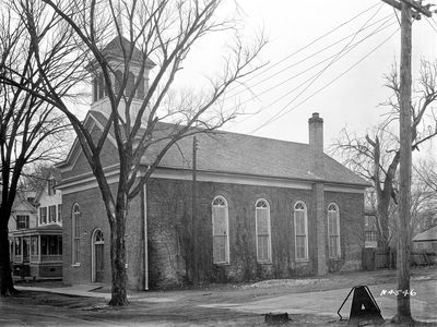 The second permanent First Baptist Church structure on South Nassau Street in Williamsburg was dedicated in 1856.