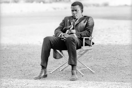 Sidney Poitier on the set of Lilies of the Field, for which he won&nbsp;the Academy Award for Best Actor