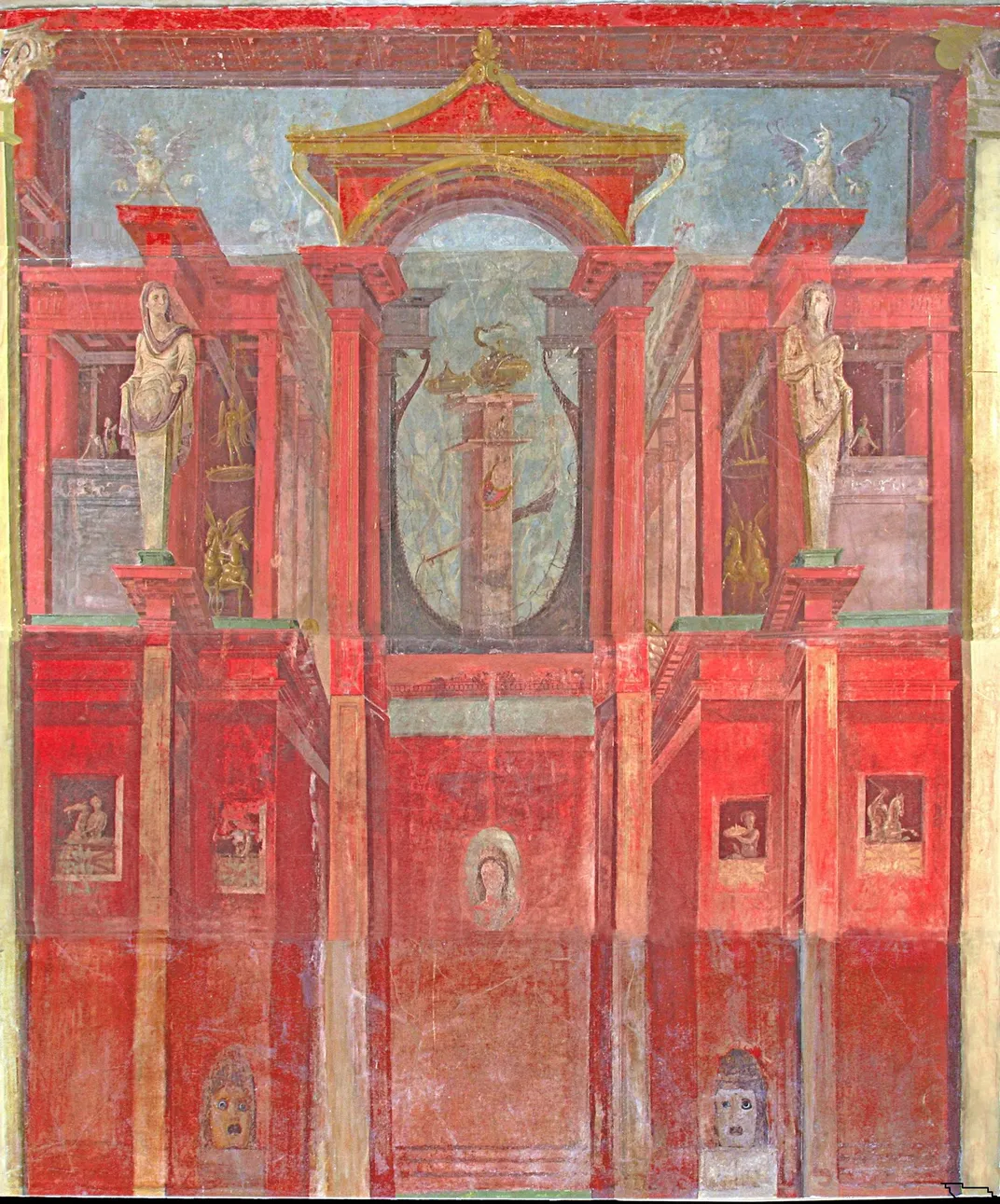 Fresco dated to the second half of the first century B.C.