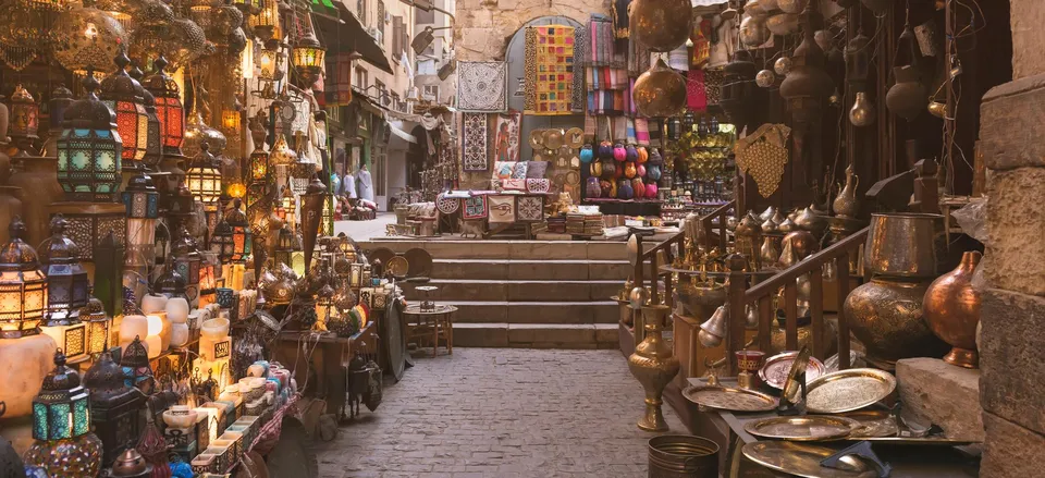  Alley in Khan el-Khalili Bazaar, Cairo 
