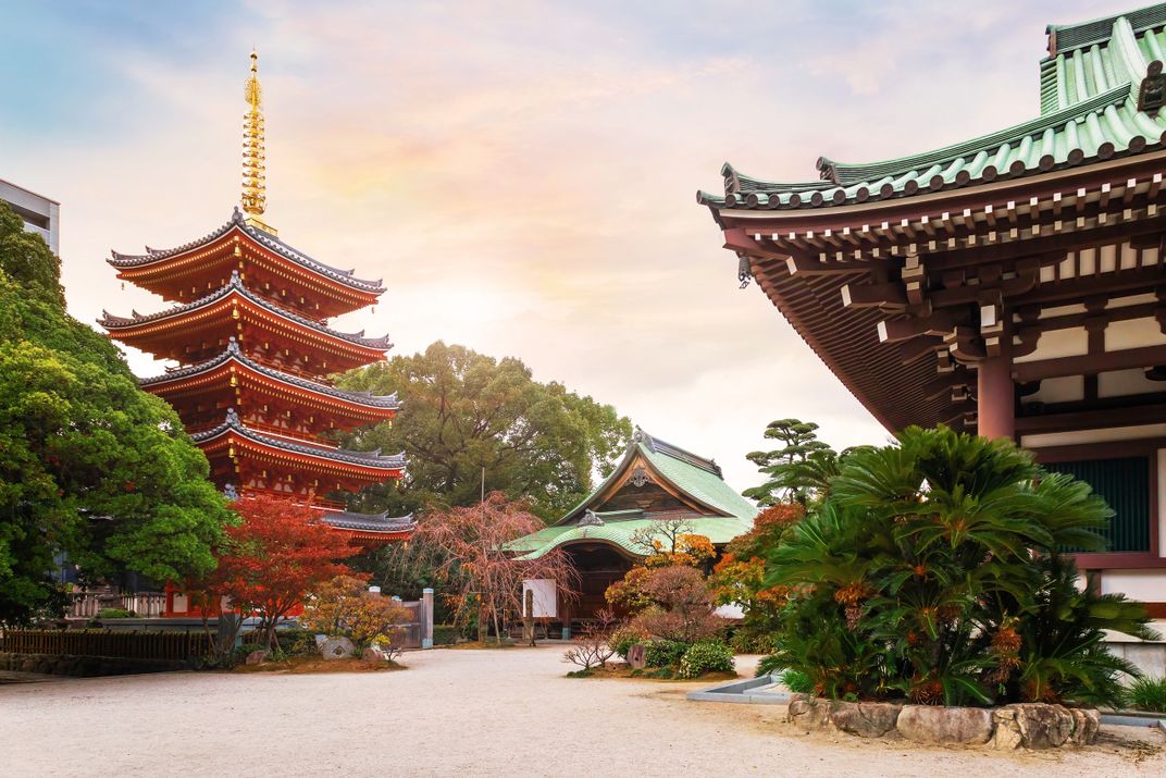 Historic Fukuoka, on the island of Kyushu