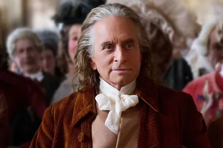 Michael Douglas as Benjamin Franklin in the Apple TV+ series "Franklin"