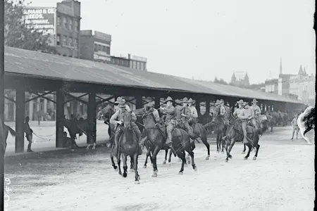 Members of the 3rd Calvary arrive in D.C. to quash the racial unrest  