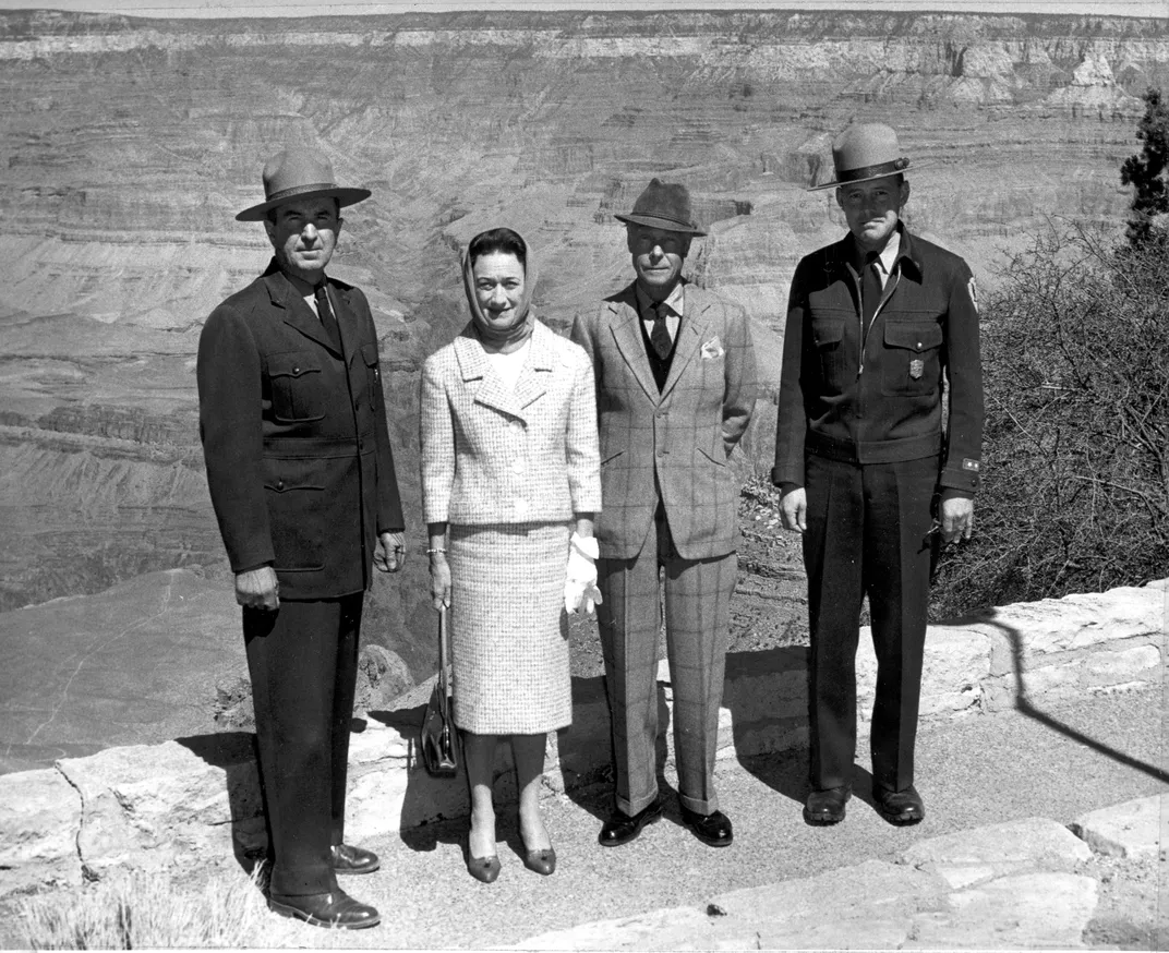 The Duke and Duchess of Windsor at the Grand Canyon