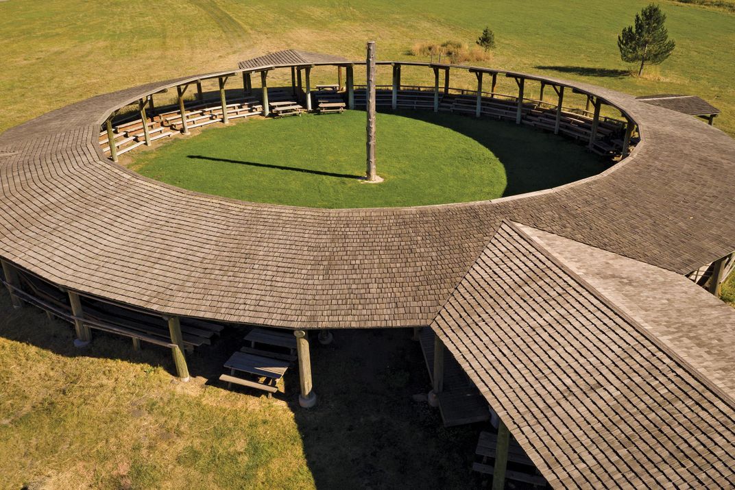 The dance arbor at the Nez Perce Wallowa Homeland 