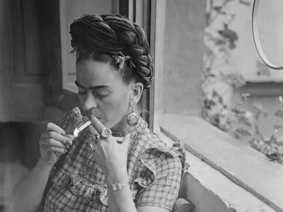Frida Kahlo allegedly drew Fantasmones Siniestros&nbsp;in her diary in 1944.