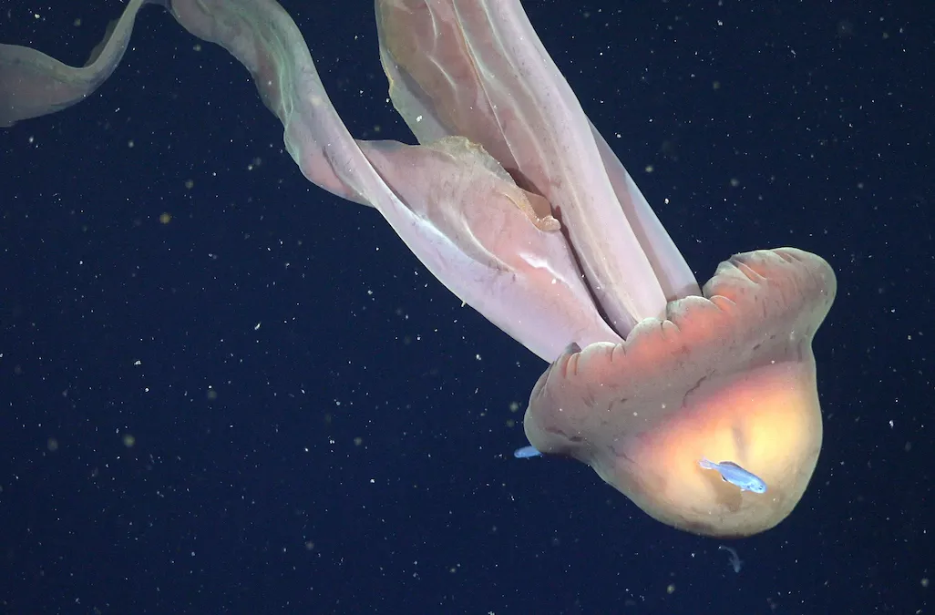 a jellyfish in the ocean