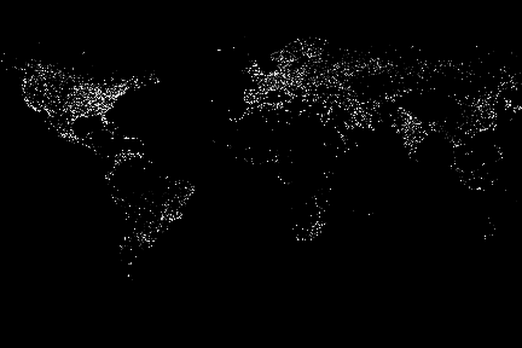 Lights, climate change, dams and mines