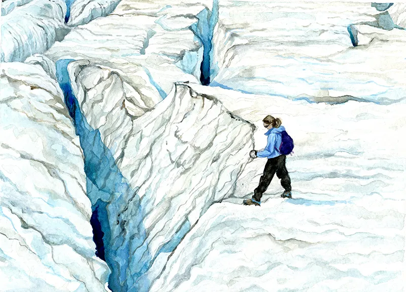 These Watercolor Paintings Actually Include Climate Change Data