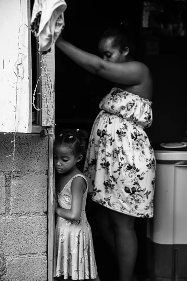 Mother and Child in Doorway thumbnail