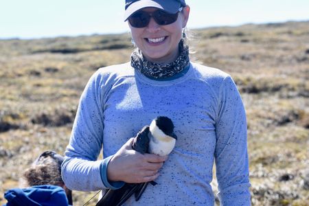 Dr. Autumn-Lynn Harrison, Smithsonian Migratory Bird Center. Credit: Mary Lewandowski, National Park Service. 

