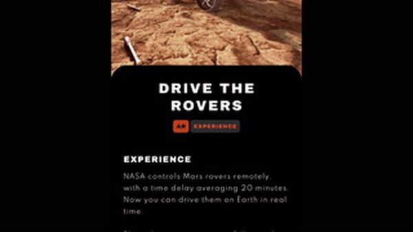 Preview thumbnail for Drive The Perseverance Rover in Smithsonian Channel's New "Mission to Mars AR" Phone App