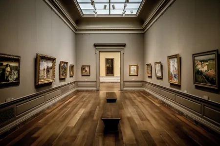 Researchers found that white individuals represented 97 percent of artists featured in the National Gallery of Art's permanent collection
