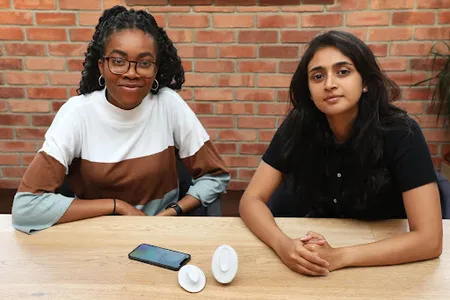 Debra Babalola and Shefali Bohra invented Dotplot, a device that can help users monitor their breast health. 