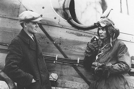 Jack White (right) was among the hardy few who flew the first mail routes.
