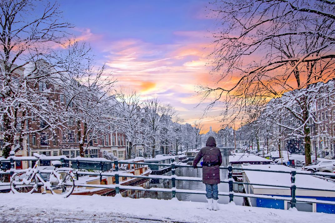 Amsterdam in winter. Credit: AMA Waterways