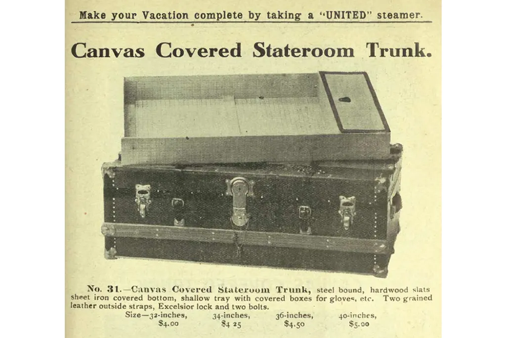 United stateroom trunk