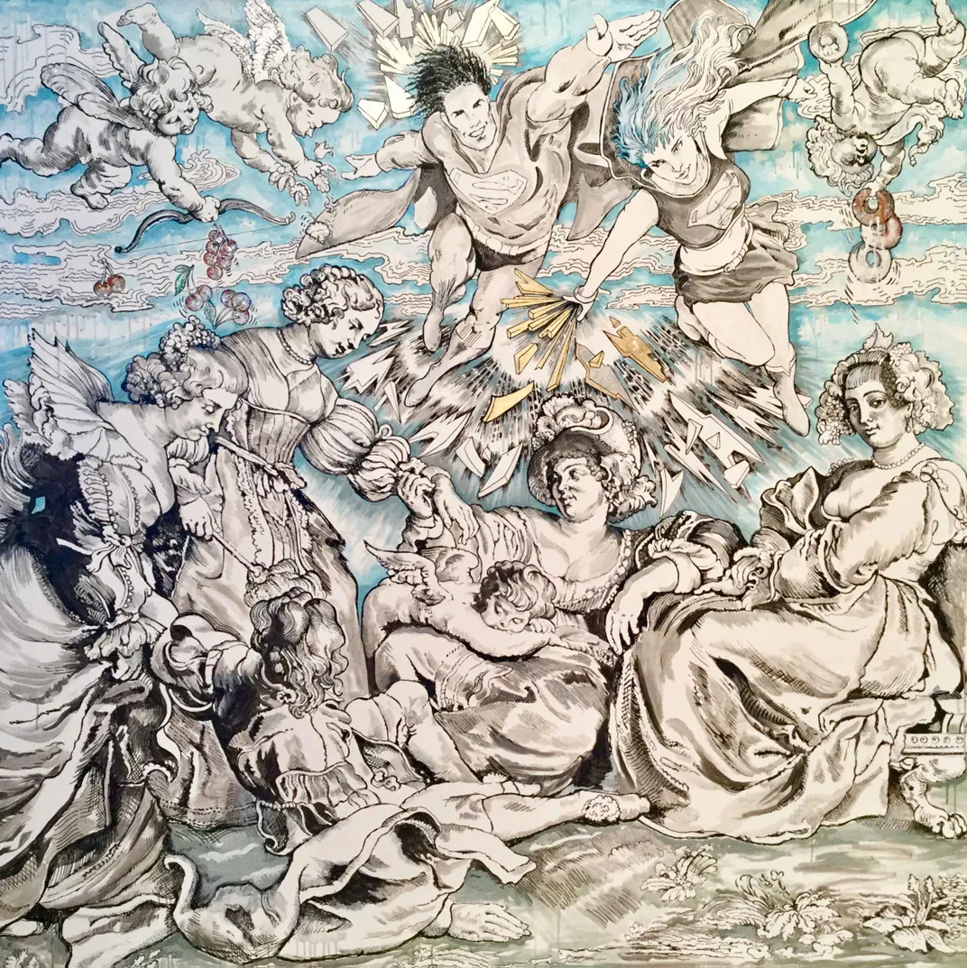 Flack's reworking of Peter Paul Rubens