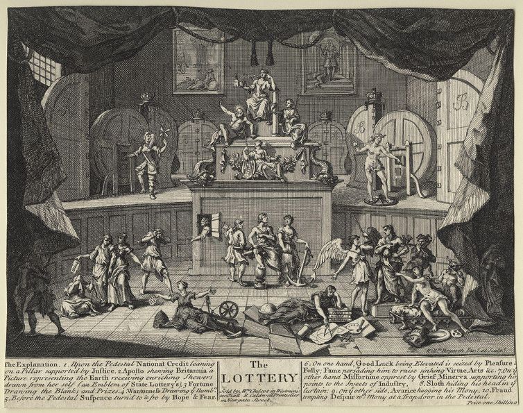 The Lottery by William Hogarth – National Portrait Gallery