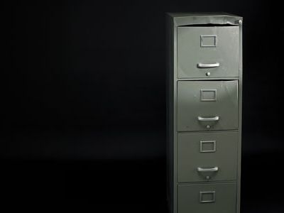 Dr. Lewis Fielding’s File Cabinet.