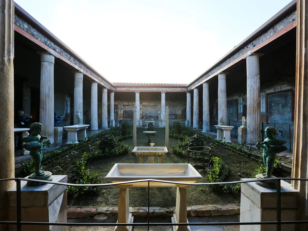 The courtyard of the House of the Vettii