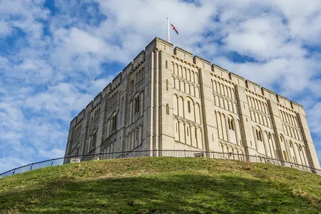 Exterior of Norwich Castle Keep, commissioned by William the Conqueror.