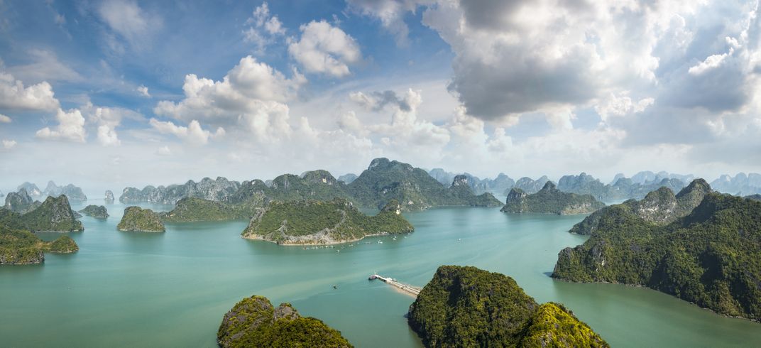Panorama of Ha Long Bay