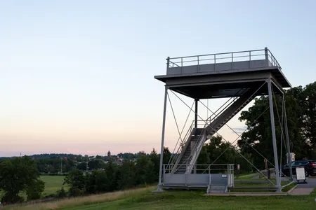 The Oak Ridge observation tower was one of the vandalized sites at&nbsp;the&nbsp;Pennsylvania park.