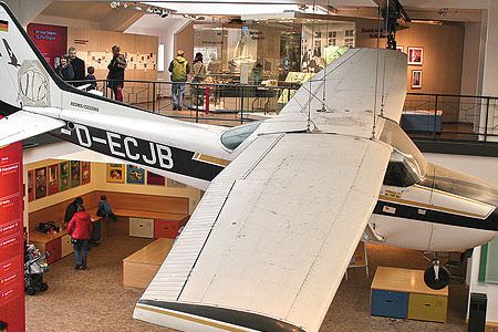 Mathias Rust’s Skyhawk is on display at the Deutsches Technikmuseum in Berlin.