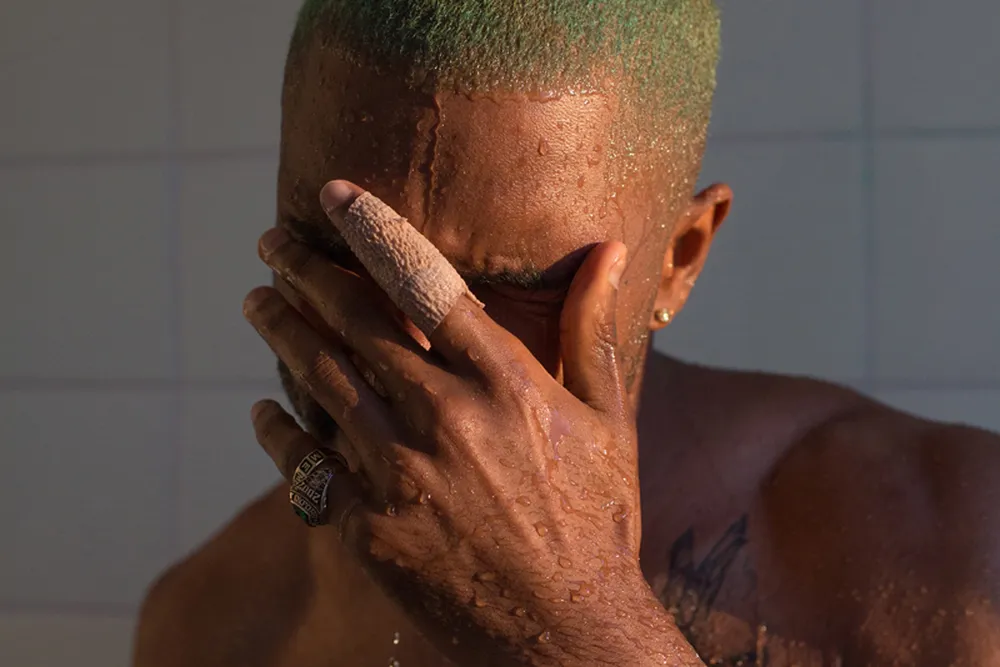 Frank Ocean in the shower