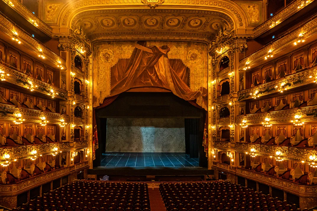 The famous Teatro Colón opera house, Buenos Aires