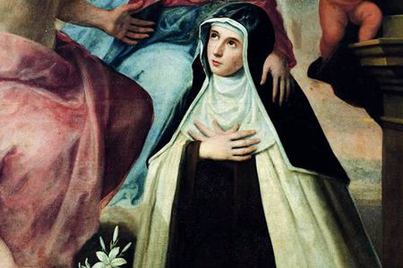Vision of St Maria Magdalena di Pazzi from the Museo de Bellas Artes, Granada