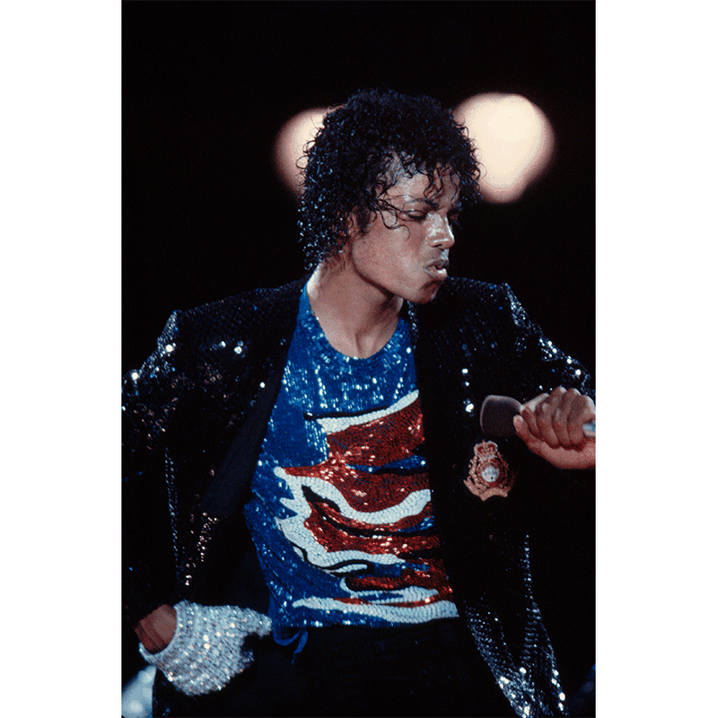 T-shirt worn by Michael Jackson - all sizes - worn on victory tour 1984