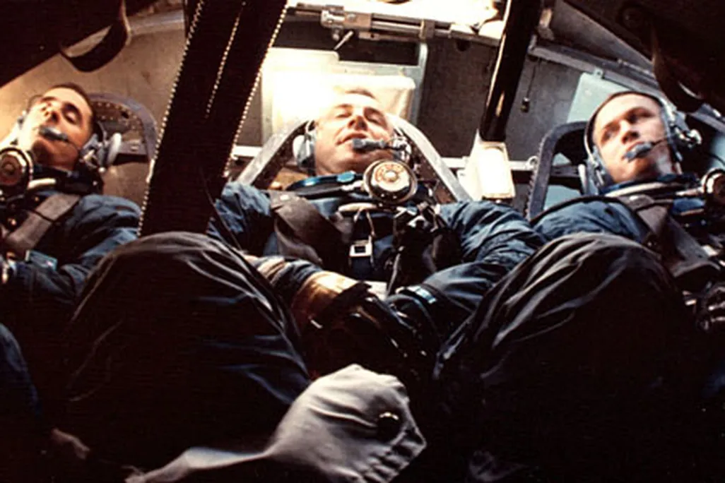 Apollo 8 crew in training