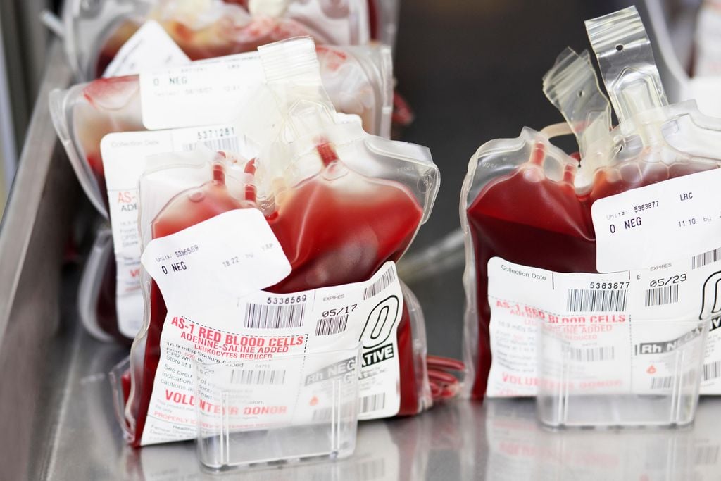 donated blood