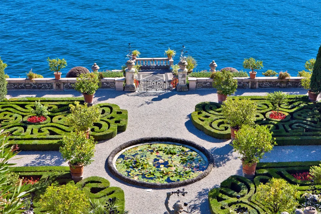 Parterre gardens on Isola Bella, Lake Maggiore
