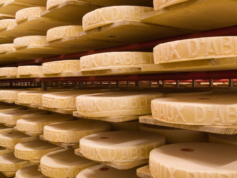 Aging wheels of cheese in Switzerland | Smithsonian Photo Contest