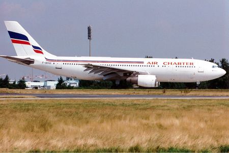 An Airbus A300 jumbo jet like this has been sunk off the Turkish coast to create an artificial reef.